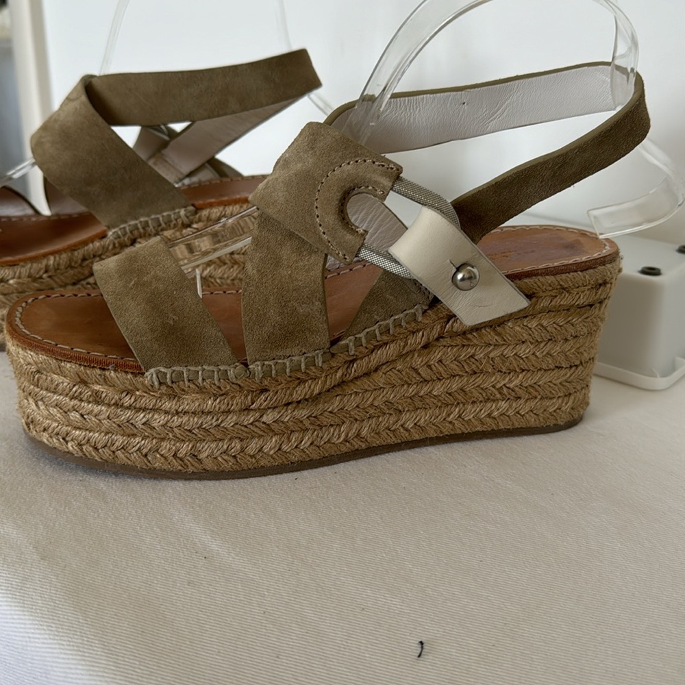 Rag & Bone August Suede And Leather Espadrille Sa… - image 3